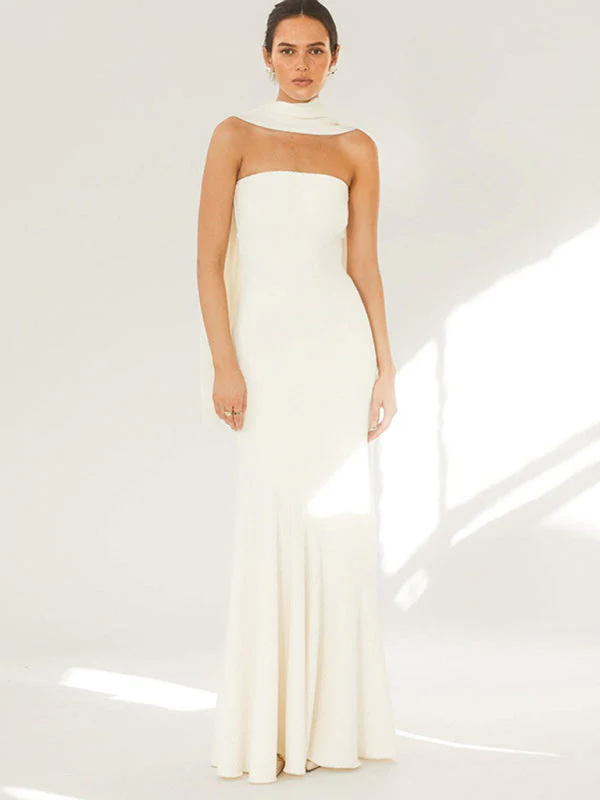 Heidi-Mode | Wickelsaum Schal Kleid - Image 9