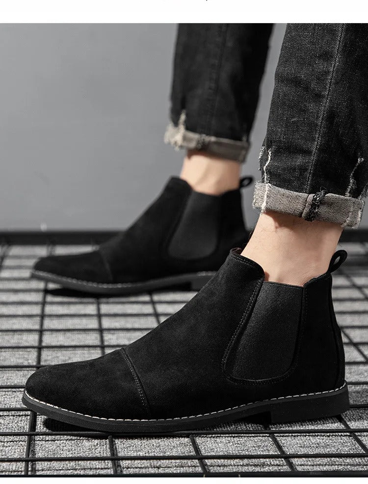 Heidi-Mode | Wildleder Chelsea Boots für Herren Stilvoll & Nachhaltig - Image 6
