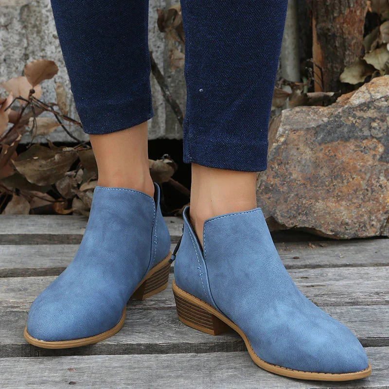 Heidi-Mode | Stylische Wildleder Stiefeletten Mit