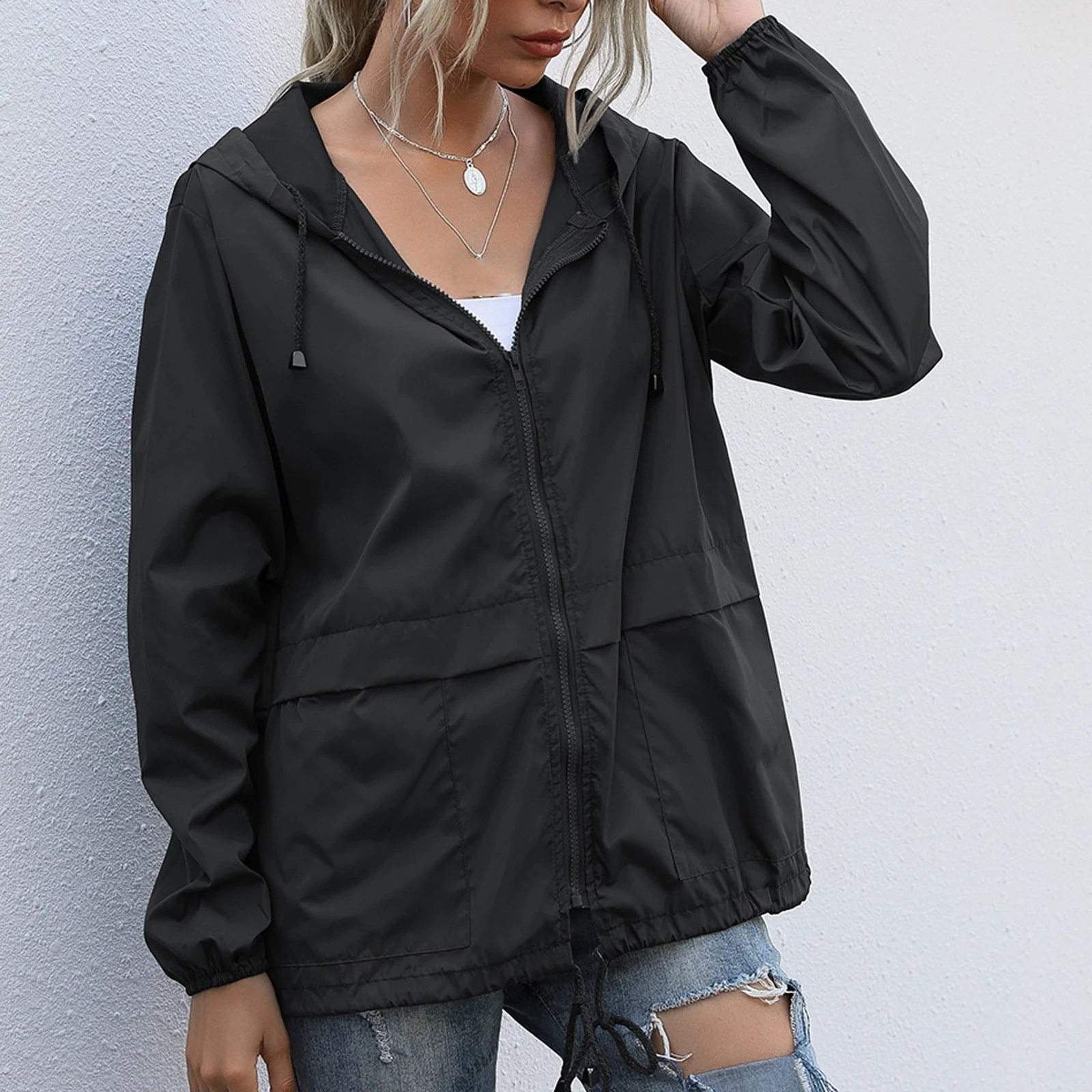 Heidi-Mode | Windbreaker Winddichter Regenmantel für Frauen - Image 2