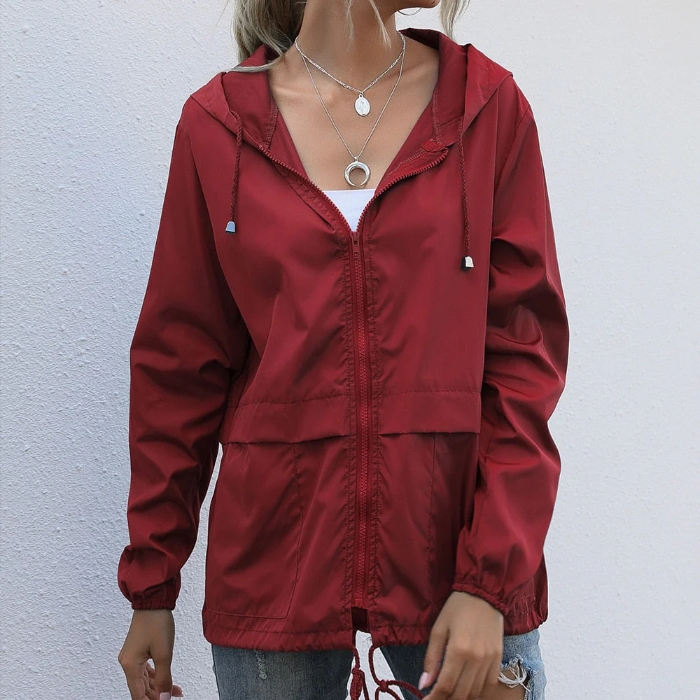 Heidi-Mode | Windbreaker Winddichter Regenmantel für Frauen - Image 5
