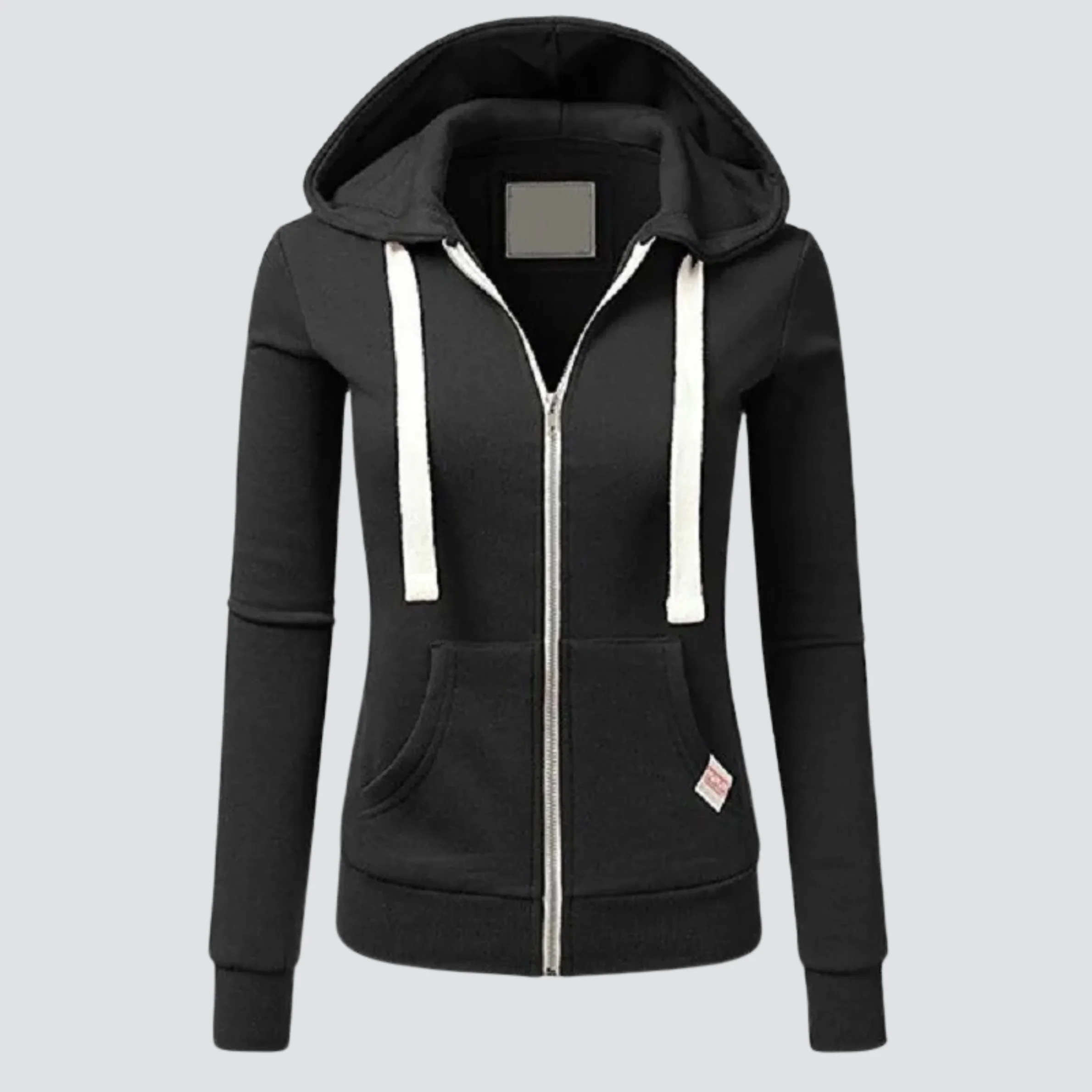 Heidi-Mode | Woll Kapuzenpullover mit Kordelzug und Reißverschluss - Image 4