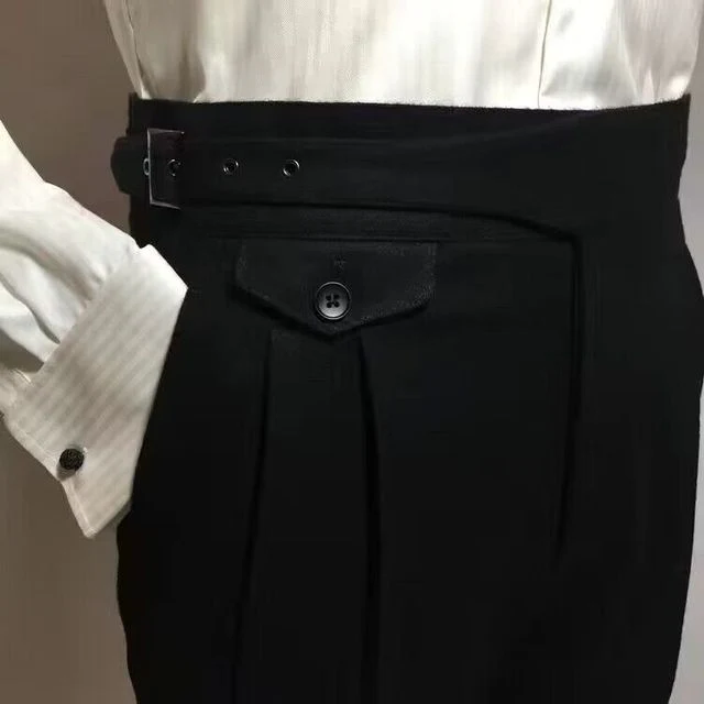 Heidi-Mode | Wollhose mit Gürtel für Herren - Image 2