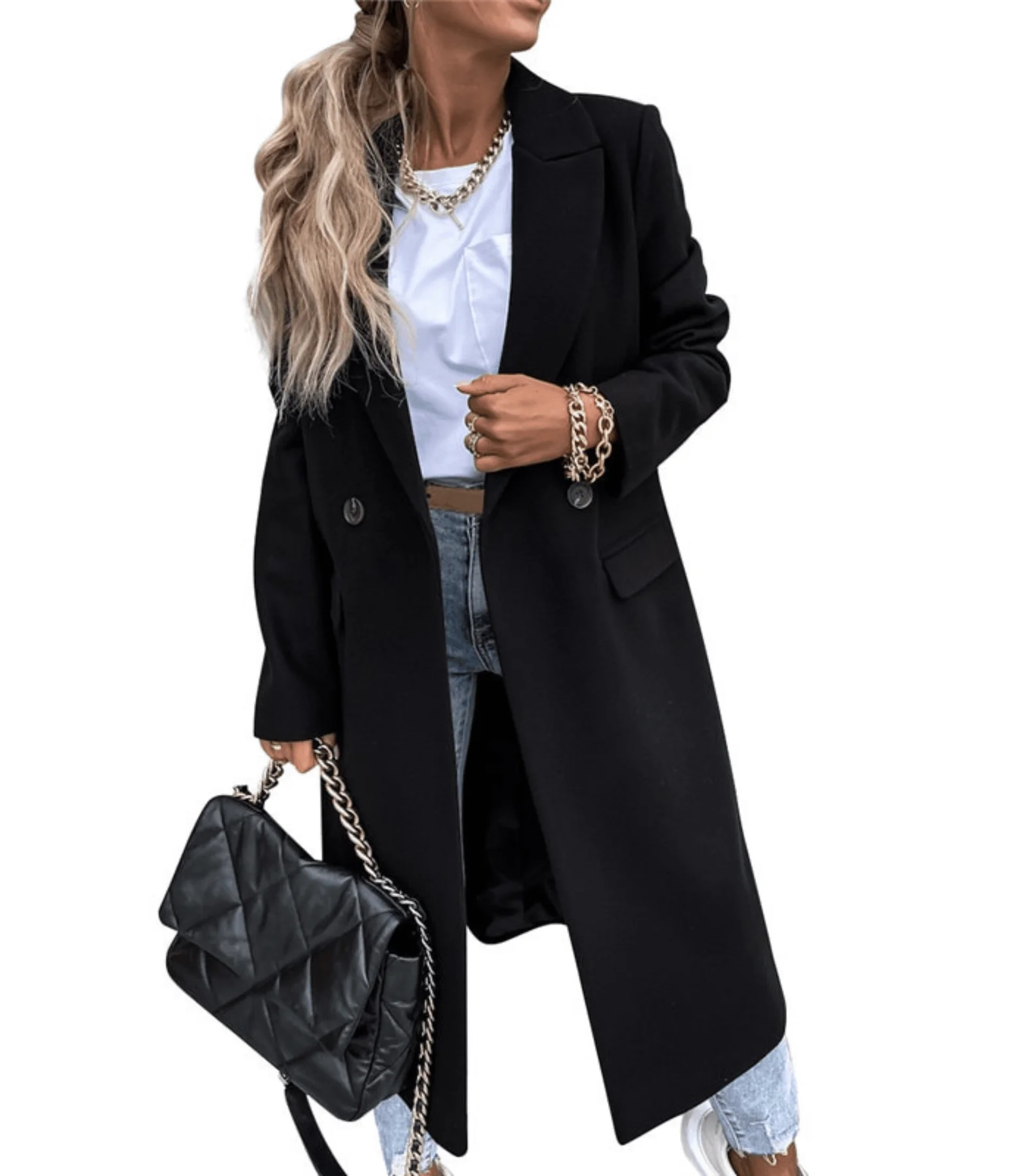 Heidi-Mode | Wollmantel mit Taschen und Knöpfen - Image 9