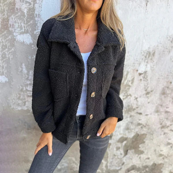 Heidi-Mode | Kurze Jacke mit Wollrevers - Image 2