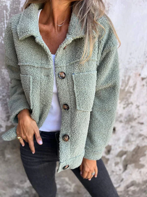 Heidi-Mode | Kurze Jacke mit Wollrevers - Image 4