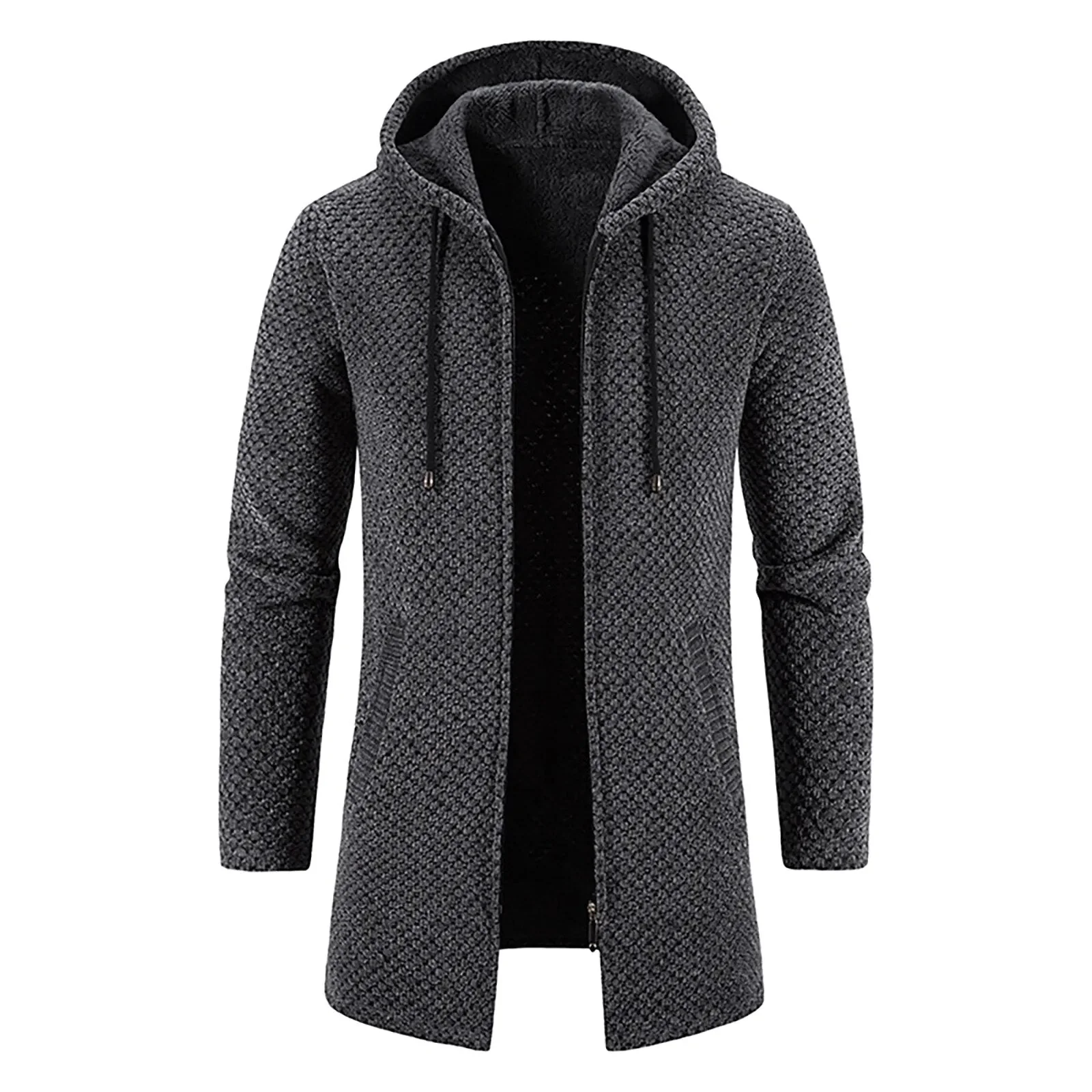 Heidi-Mode | Herren Wolljacke mit Kapuze
