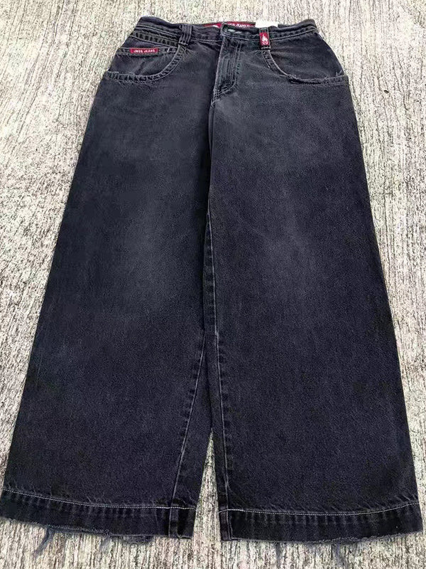 Heidi-Mode | Y2K Amerikanische Retro Hip Hop Boyfriend Jeans - Image 2