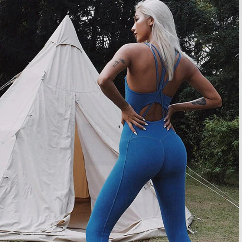 Heidi-Mode | Yoga Sportliche Einteiler Bodysuits Fitness Training Kleidung - Image 11