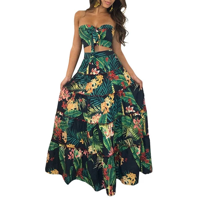 Heidi-Mode | Zwei Teile Bandeau Maxi - Image 6