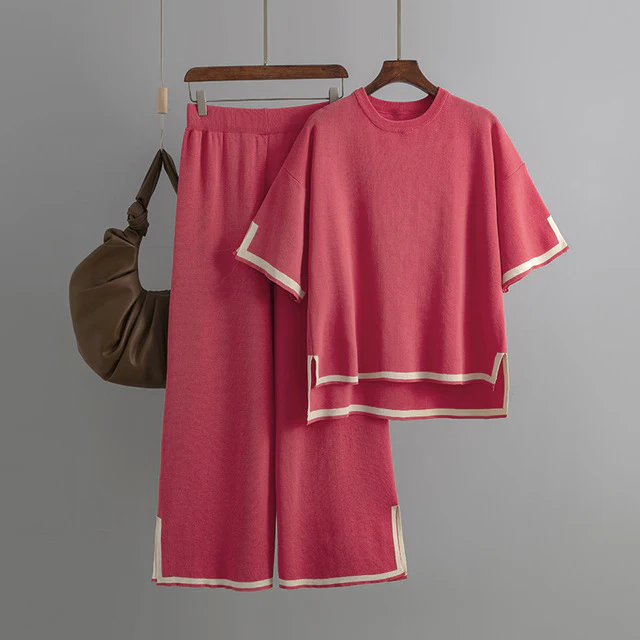 Heidi-Mode | Zweiteilige Koreanische Outfits Aus Leichtem, Dehnbarem und Weichem Material - Image 5