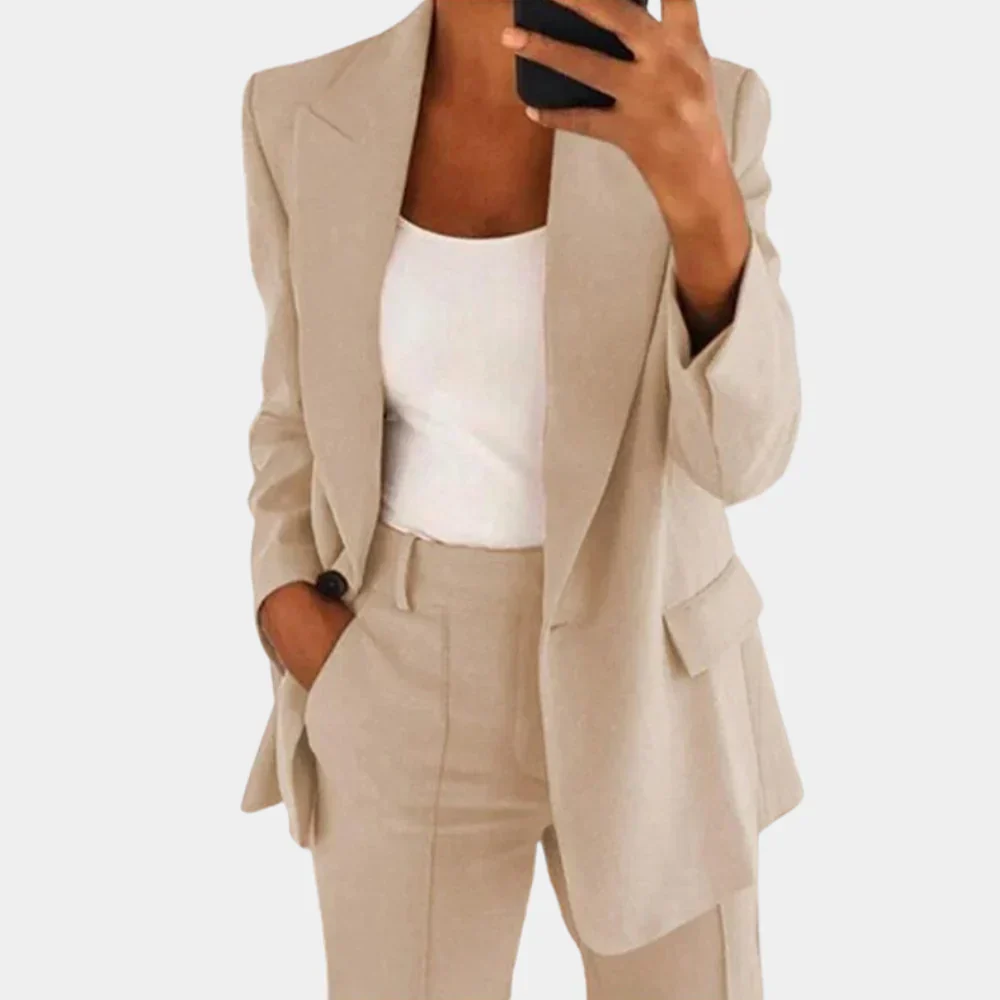 Heidi-Mode | Zweiteiliges Blazer und Hosen Satz für Damen - Image 5