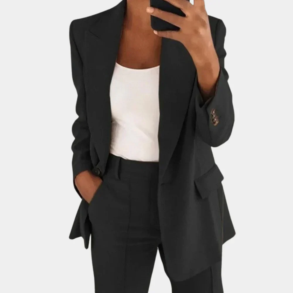 Heidi-Mode | Zweiteiliges Blazer und Hosen Satz für Damen - Image 6