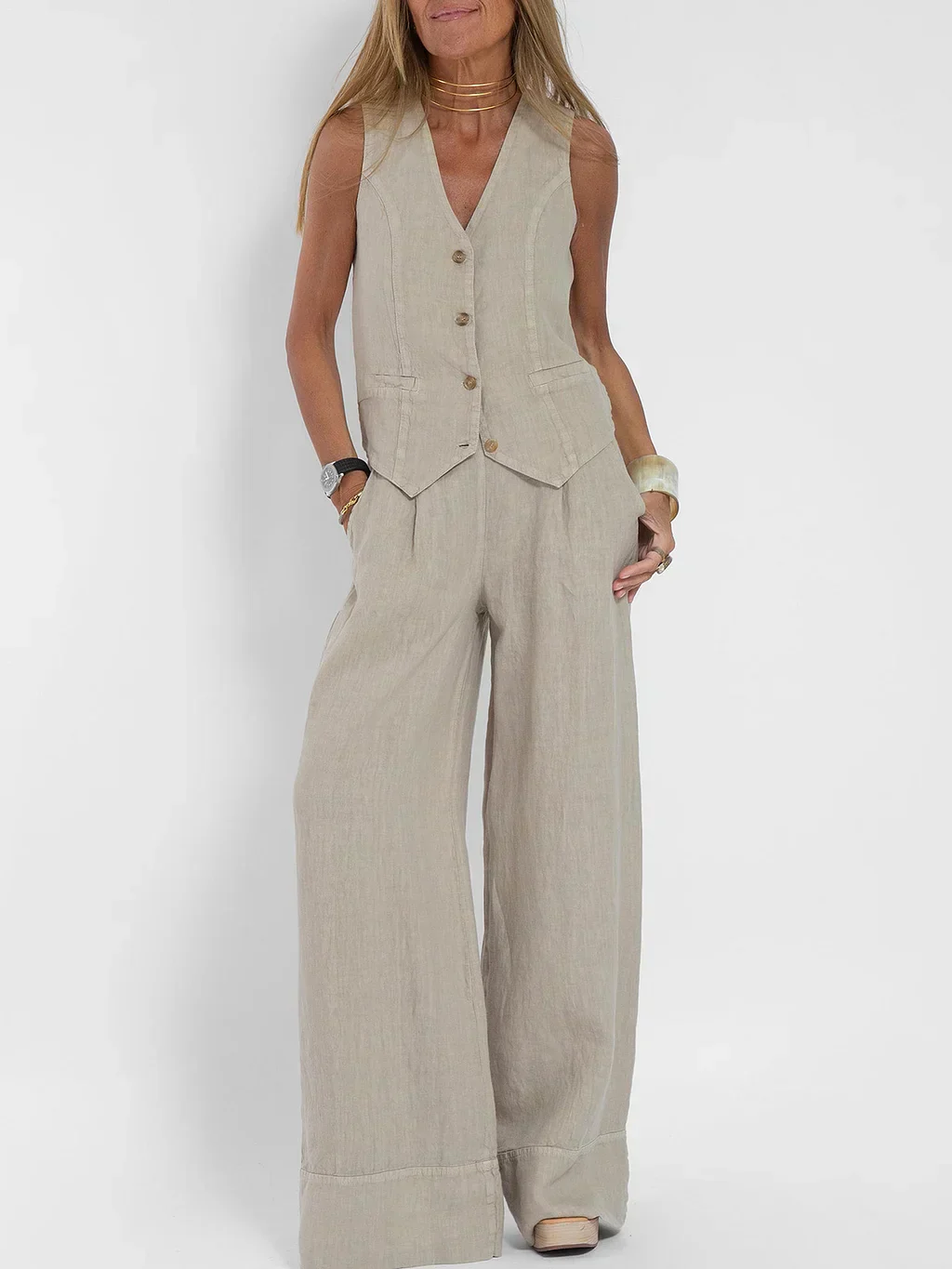 Heidi-Mode | Zweiteiliges Weste-Set für Damen - Image 10