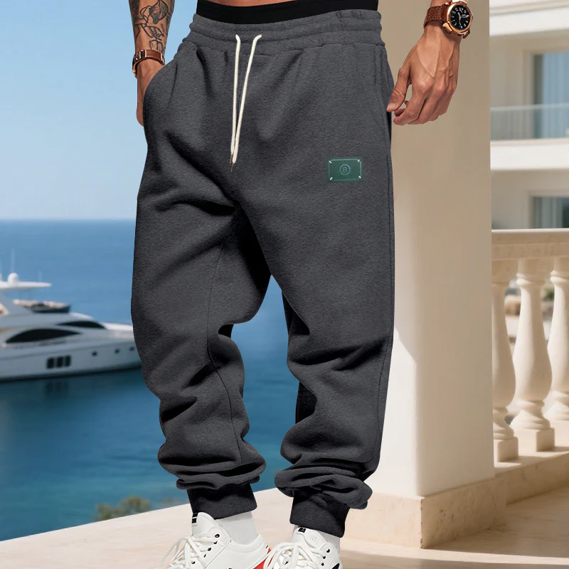 Herren bequeme Hoodie-Jogginghose mit elastischem Bund und praktischen Eingrifftaschen Heidi-Mode - Image 10