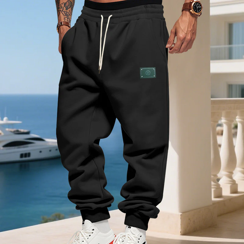 Herren bequeme Hoodie-Jogginghose mit elastischem Bund und praktischen Eingrifftaschen Heidi-Mode - Image 4