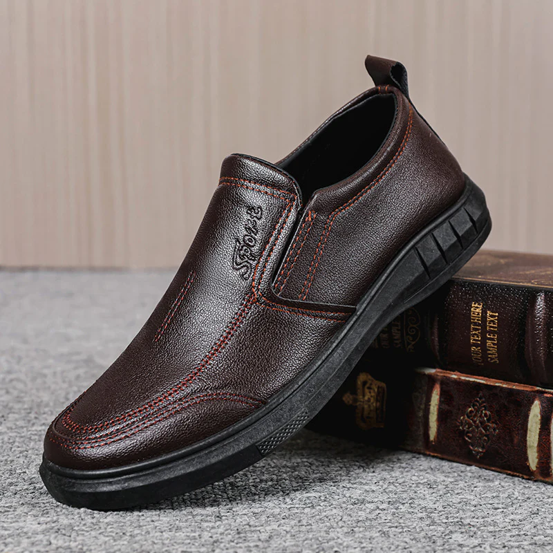 Herren bequeme Slip-On Freizeitschuhe mit komfortabler Sohle Heidi Mode - Image 7