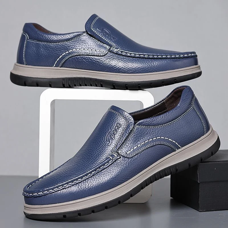 Herren Bequeme Slip-On Mokassins mit rutschfester Sohle Heidi Mode - Image 5