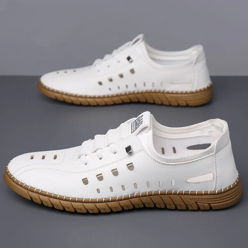 Herren Bequeme und atmungsaktive Freizeit-Sneaker mit elastischem Schnürsystem Heidi Mode - Image 2