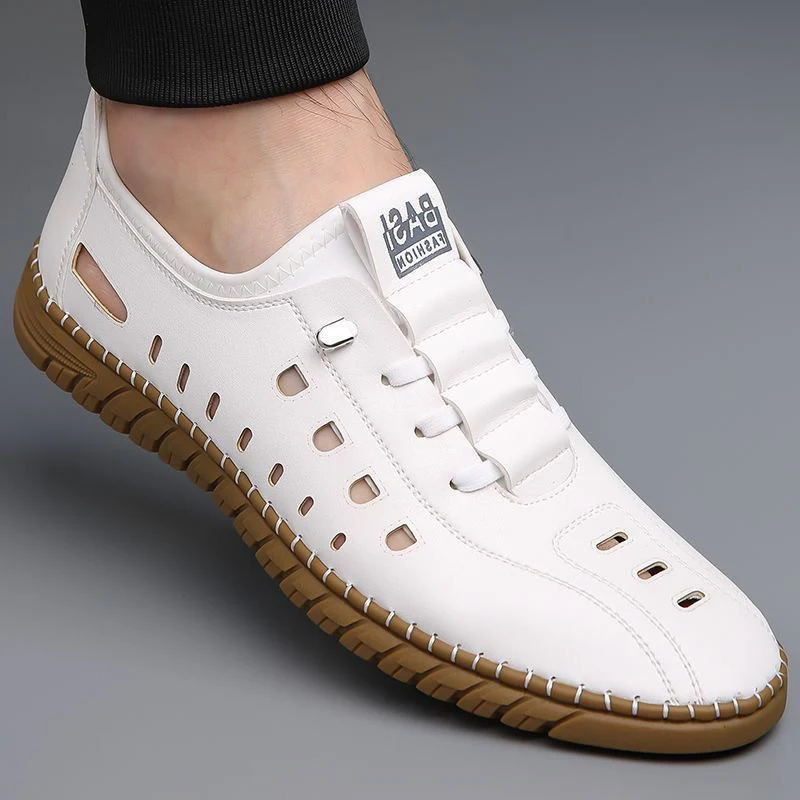 Herren Bequeme und atmungsaktive Freizeit-Sneaker mit elastischem Schnürsystem Heidi Mode - Image 6