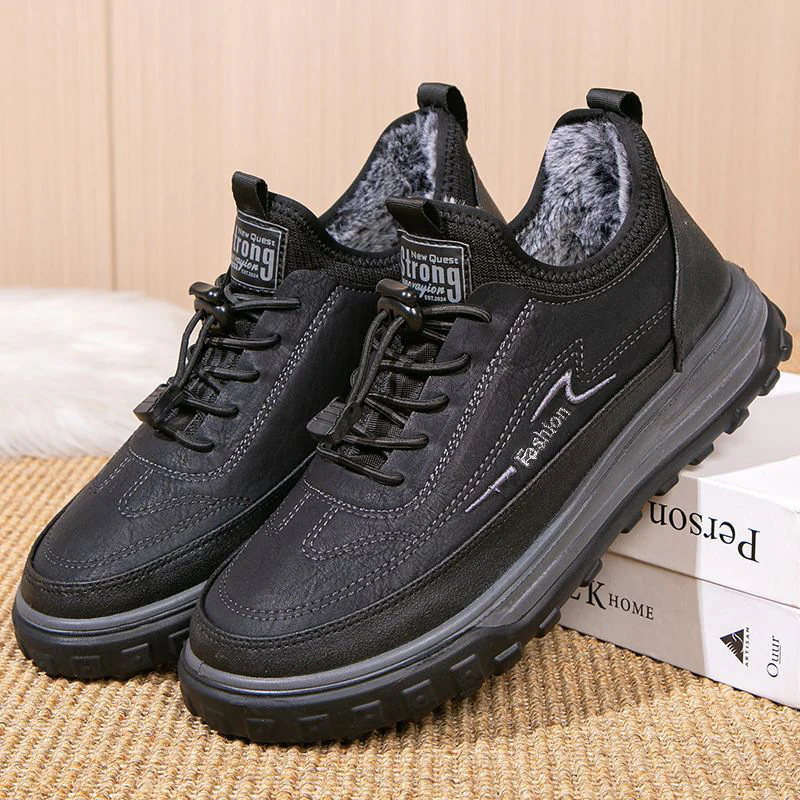 Herren Bequeme und isolierte Freizeitschuhe mit rutschfester Sohle Heidi Mode