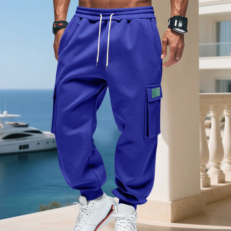 Herren Cargo-Jogginghose mit praktischen Seitentaschen und verstellbarem Kordelzug Heidi-Mode - Image 3