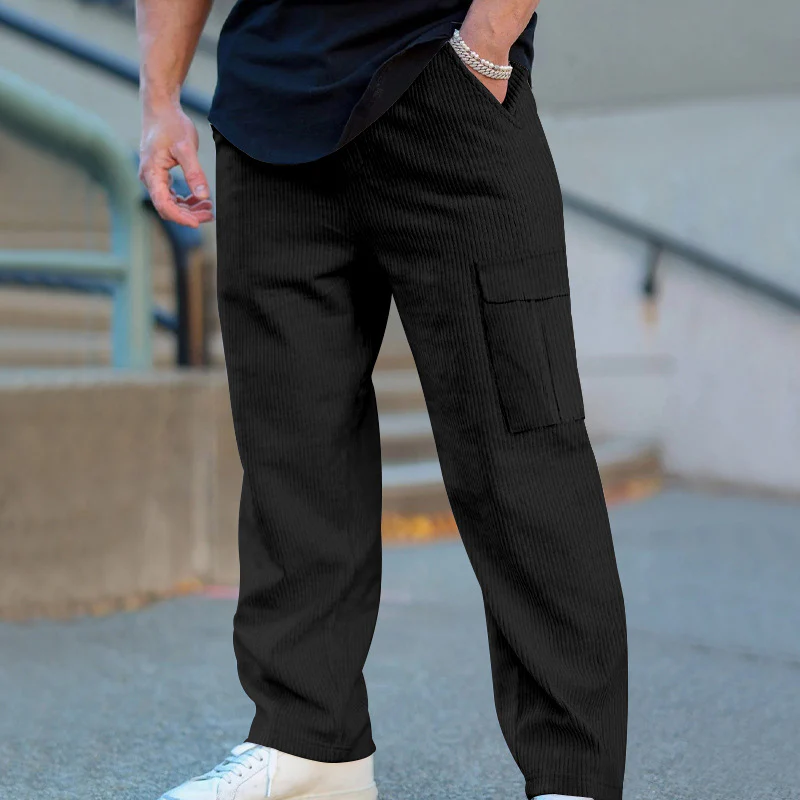 Herren Cargohose mit elastischem Bund und praktischen Taschen Heidi-Mode - Image 3