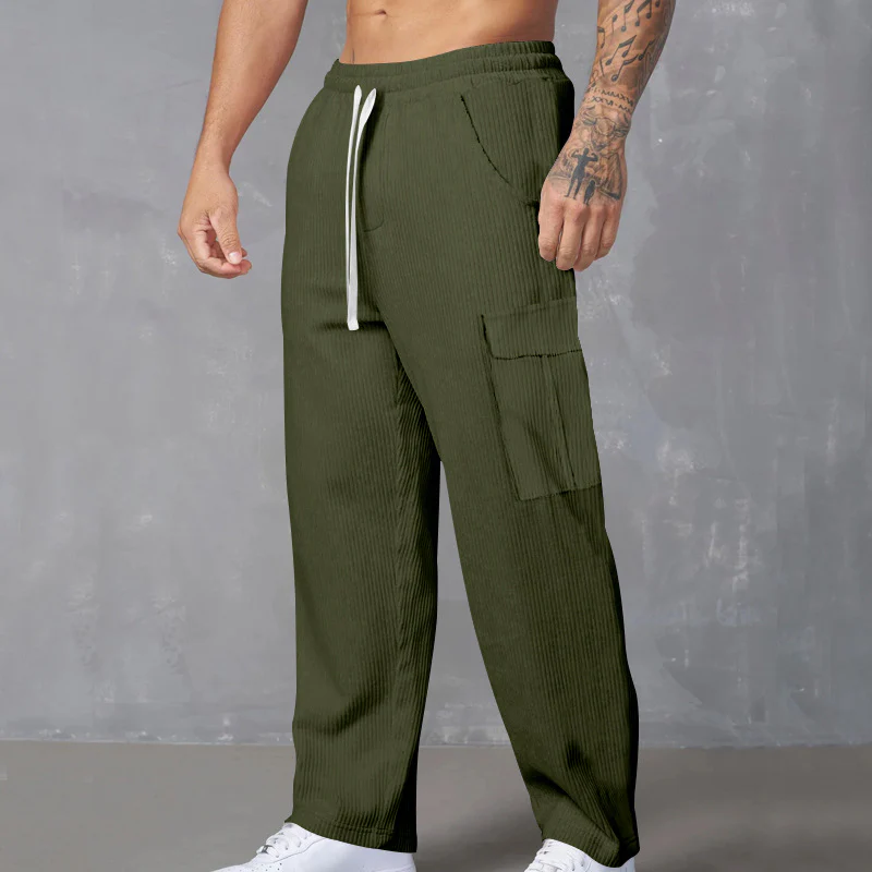 Herren Cargohose mit elastischem Bund und praktischen Taschen Heidi-Mode - Image 4