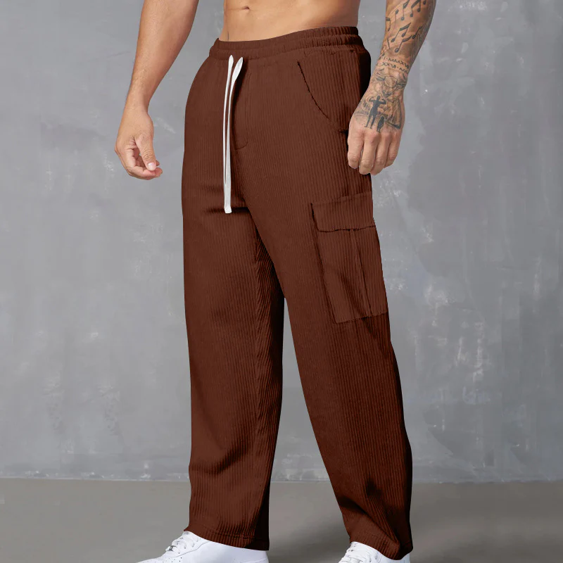 Herren Cargohose mit elastischem Bund und praktischen Taschen Heidi-Mode - Image 9