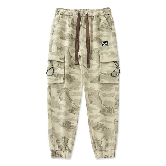Herren Cargohose mit funktionalen Reißverschlusstaschen und elastischem Bund Heidi-Mode - Image 5