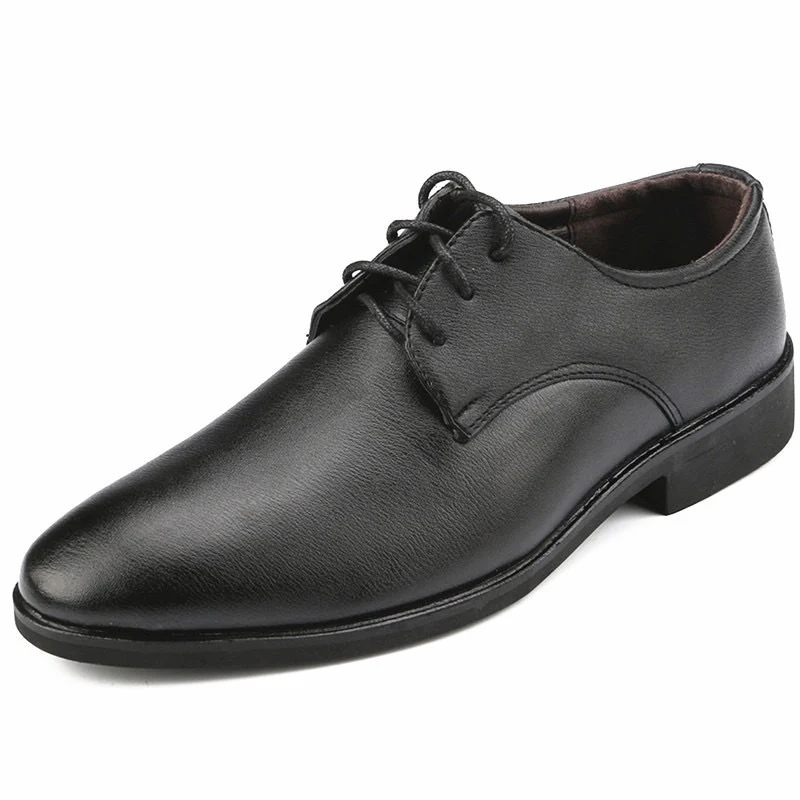 Herren Elegante Business Schnürschuhe mit hochglänzender Oberfläche und bequemer Innensohle Heidi Mode - Image 5