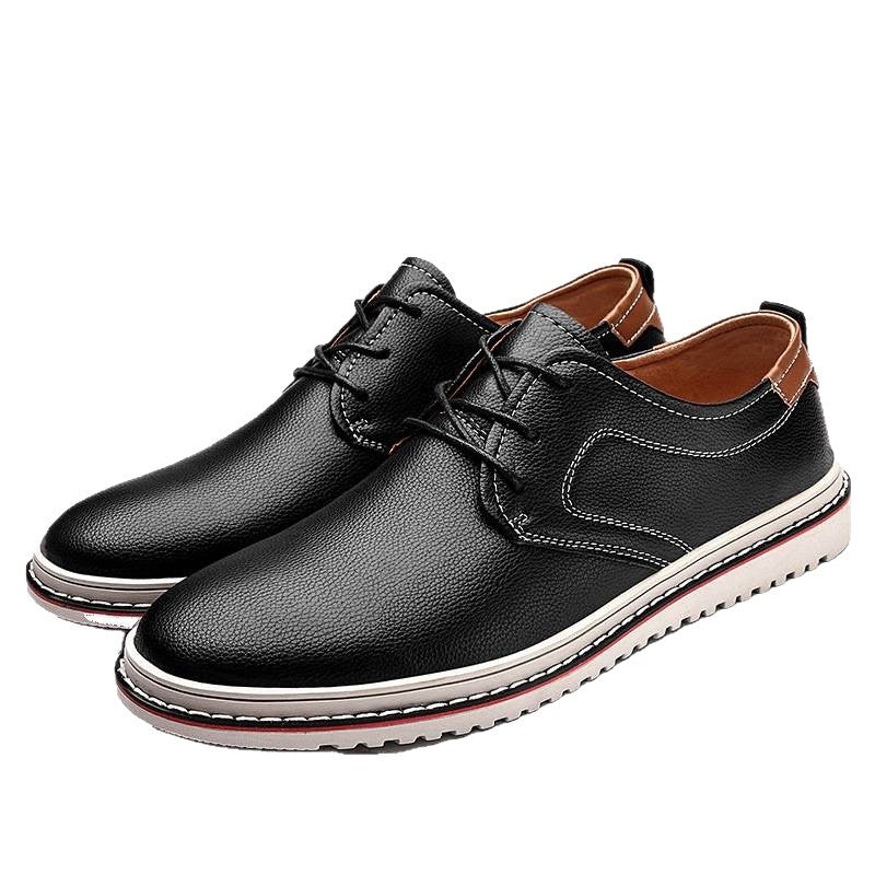 Herren Elegante Freizeit-Schnürschuhe aus hochwertigem Leder Heidi Mode - Image 5