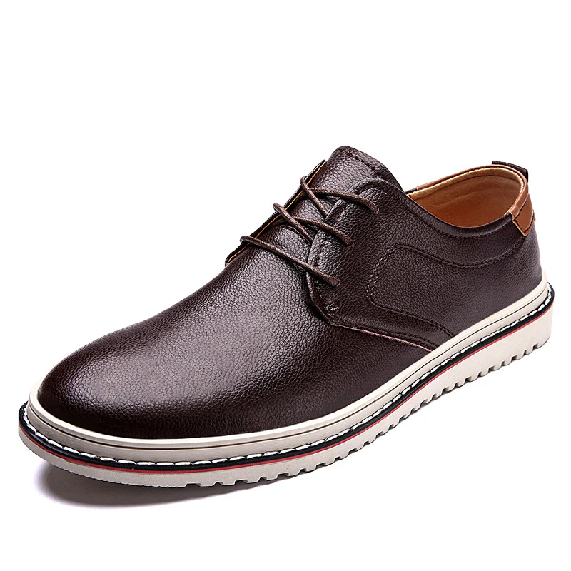 Herren Elegante Freizeit-Schnürschuhe aus hochwertigem Leder Heidi Mode - Image 6