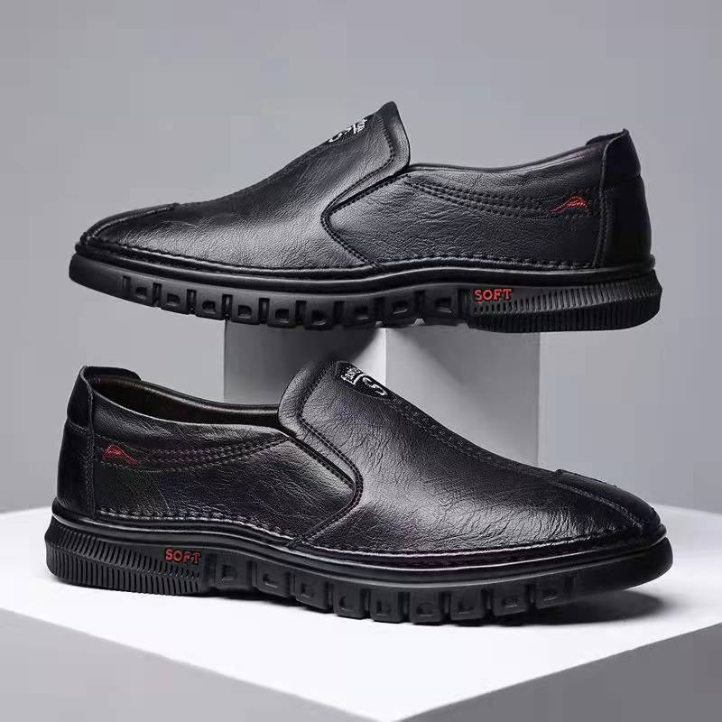 Herren Elegante Leder Slipper mit rutschfester Sohle und weichem Innenfutter Heidi Mode - Image 2