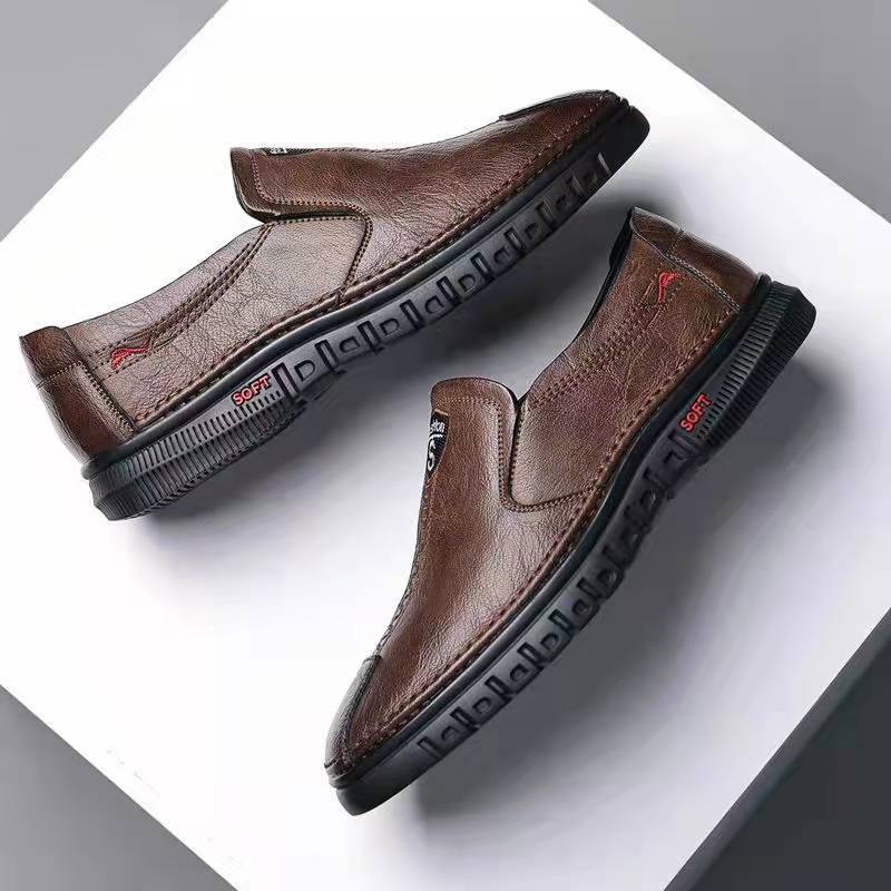 Herren Elegante Leder Slipper mit rutschfester Sohle und weichem Innenfutter Heidi Mode - Image 7