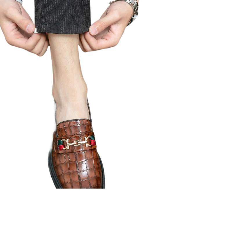 Herren Elegante Loafers aus hochwertigem Leder mit modischen Details Heidi Mode - Image 5