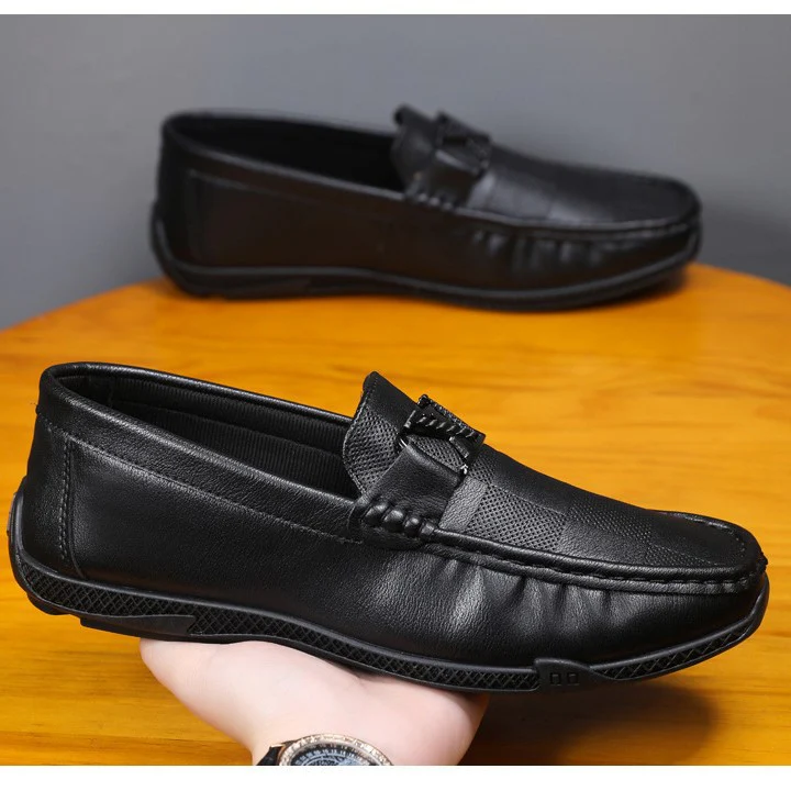 Herren Elegante Mokassins aus hochwertigem Leder mit rutschfester Sohle Heidi Mode - Image 2