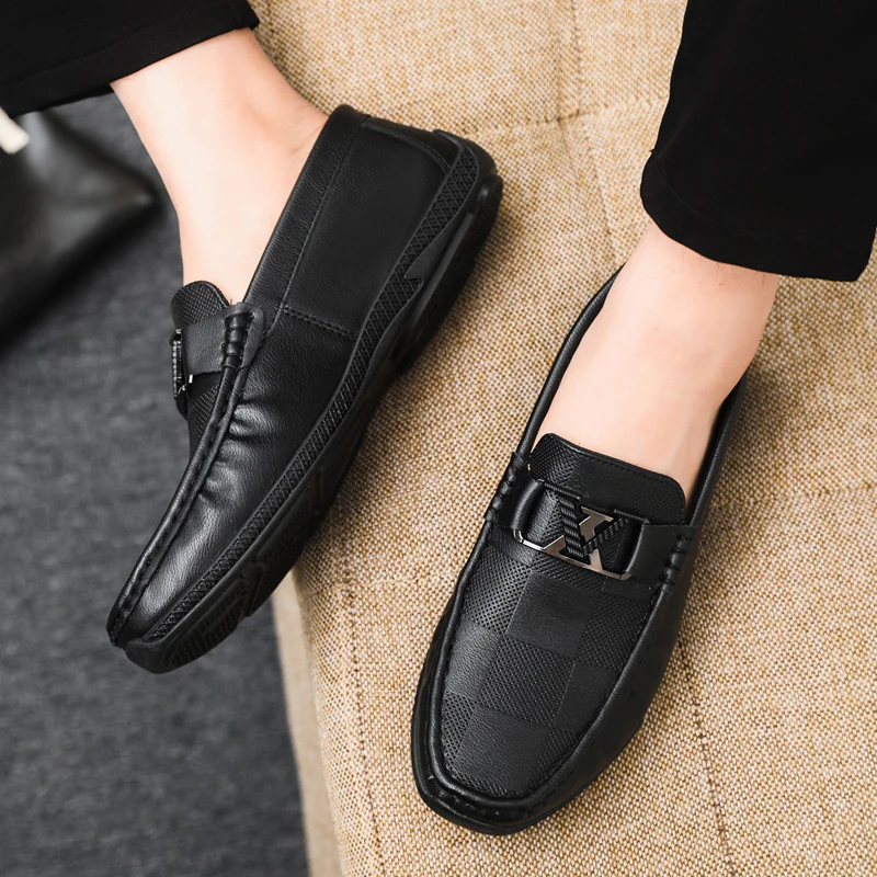 Herren Elegante Mokassins aus hochwertigem Leder mit rutschfester Sohle Heidi Mode - Image 4