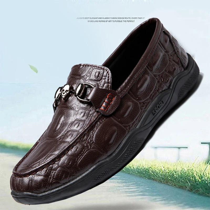 Herren Elegante Mokassins mit edlem Schlangenmuster und komfortabler Sohle Heidi Mode - Image 2