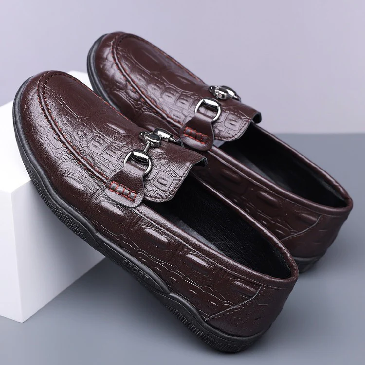 Herren Elegante Mokassins mit edlem Schlangenmuster und komfortabler Sohle Heidi Mode - Image 4