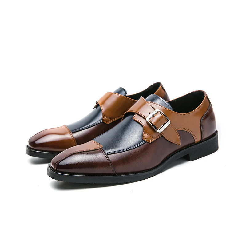 Herren Elegante Mokassins mit modischem Doppel-Monks-Design Heidi Mode - Image 5