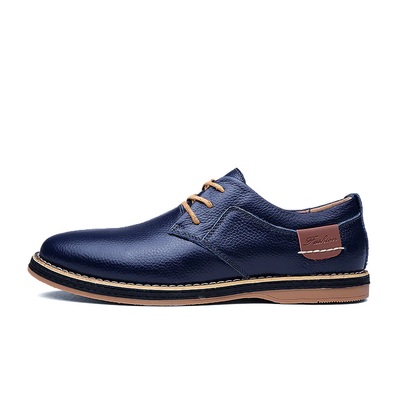 Herren Elegante Schnürschuhe aus hochwertigem Leder mit rutschfester Sohle Heidi Mode - Image 3