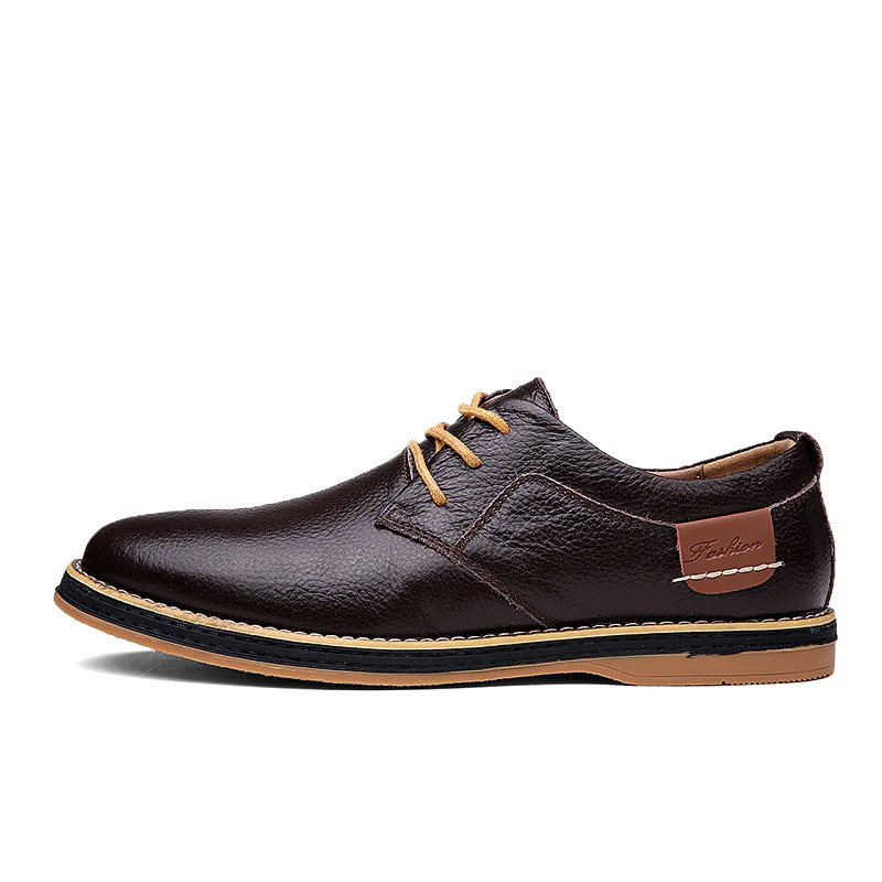 Herren Elegante Schnürschuhe aus hochwertigem Leder mit rutschfester Sohle Heidi Mode - Image 5