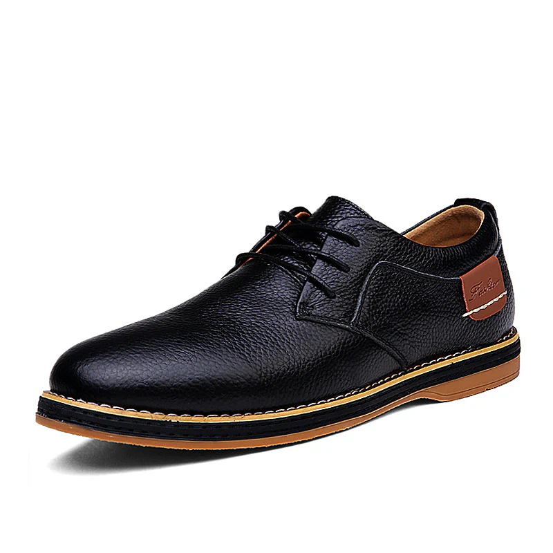 Herren Elegante Schnürschuhe aus hochwertigem Leder mit rutschfester Sohle Heidi Mode - Image 6