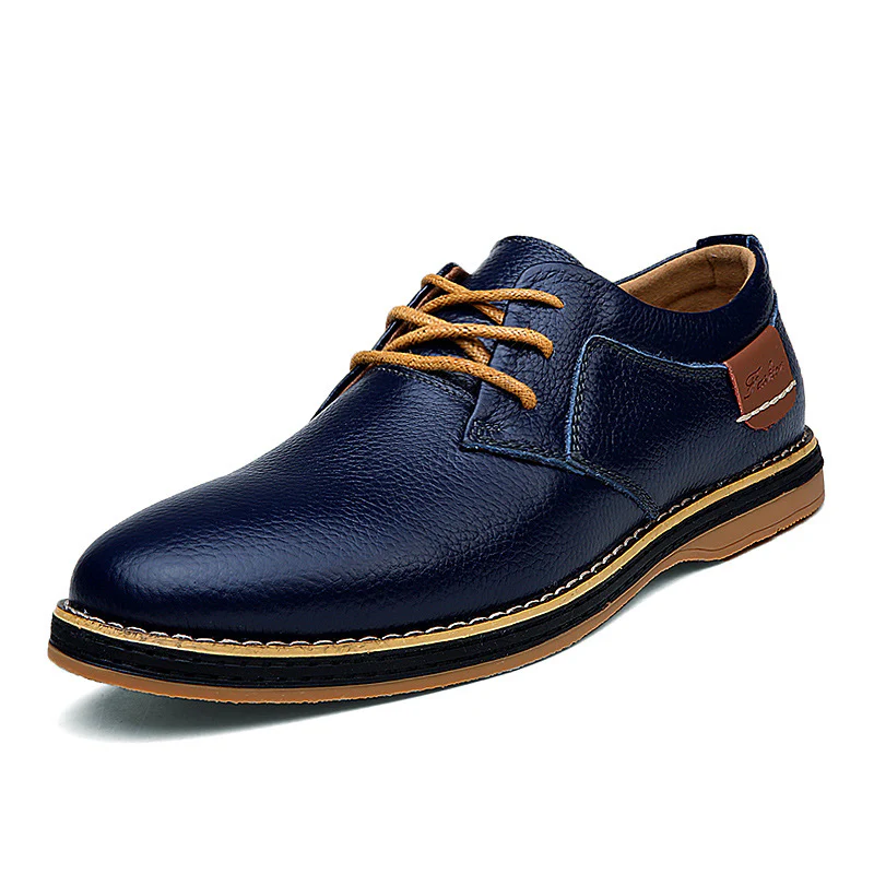 Herren Elegante Schnürschuhe aus hochwertigem Leder mit rutschfester Sohle Heidi Mode - Image 8
