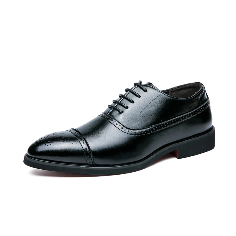 Herren Elegante Schnürschuhe aus hochwertigem Leder mit stilvoller Perforation Heidi Mode - Image 7