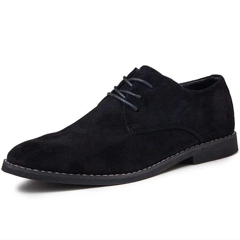 Herren Elegante Schnürschuhe aus weichem Wildleder Heidi Mode - Image 5