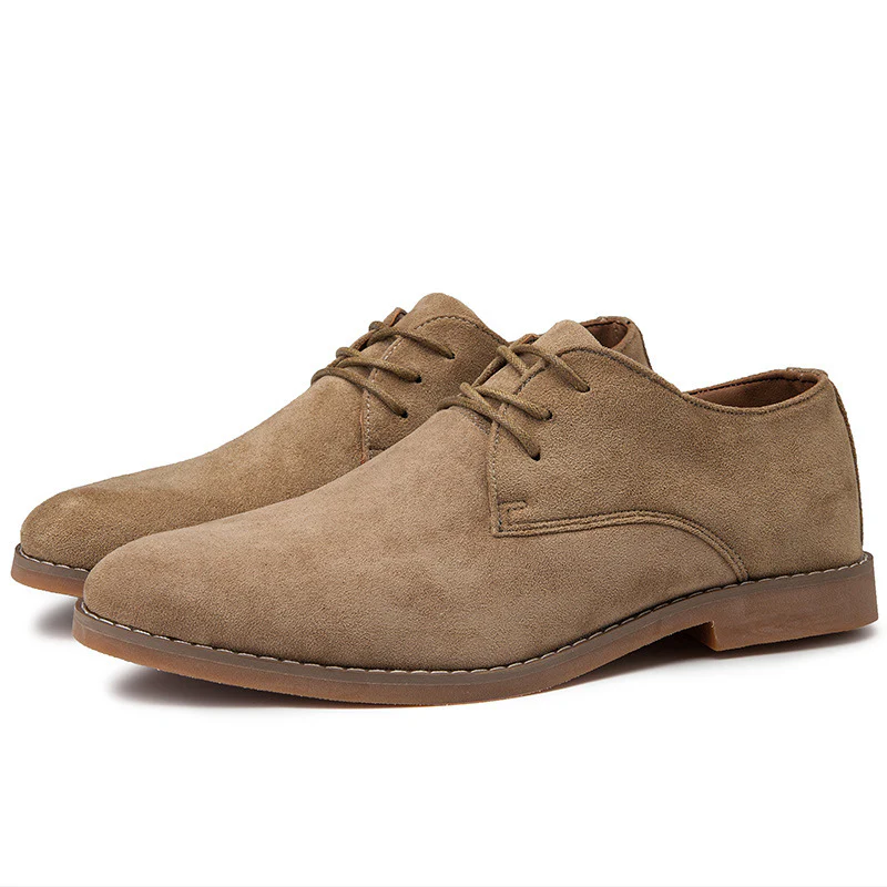 Herren Elegante Schnürschuhe aus weichem Wildleder Heidi Mode - Image 6
