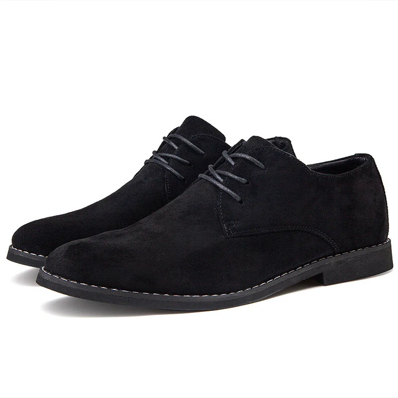 Herren Elegante Schnürschuhe aus weichem Wildleder Heidi Mode - Image 7