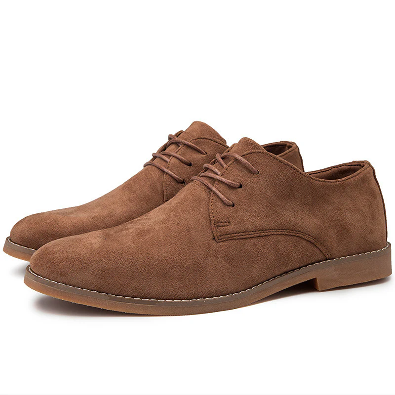 Herren Elegante Schnürschuhe aus weichem Wildleder Heidi Mode - Image 8